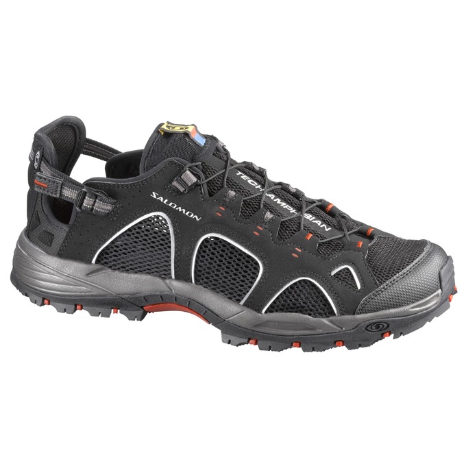 SALOMON TECHAMPHIBIAN 3 Philippines - Men's Water Shoe - Black | 043865-WYI